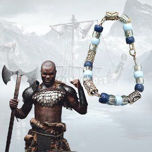 BABY VIKING RUNES LETTERS NECKLACE STAINLESS STEEL